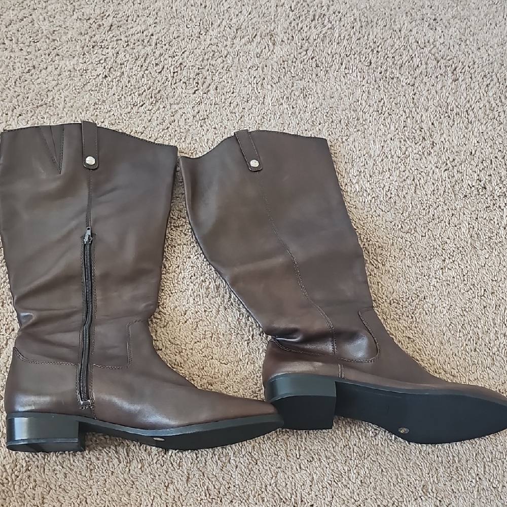 INC International Concepts Dark Brown Over the Knee Boots